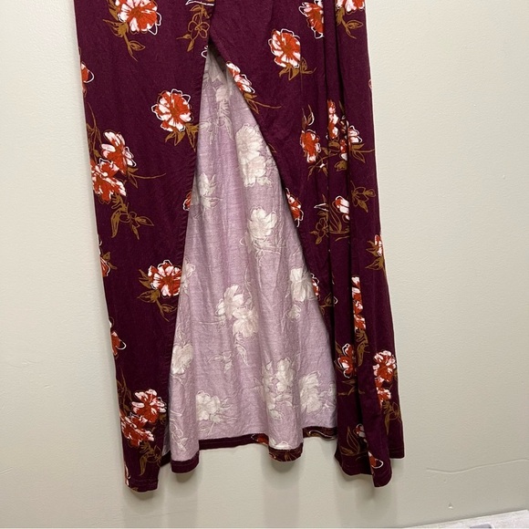 Bleuh Ciel Burgundy Hi Low Dress Size Medium NWT - Picture 3 of 10